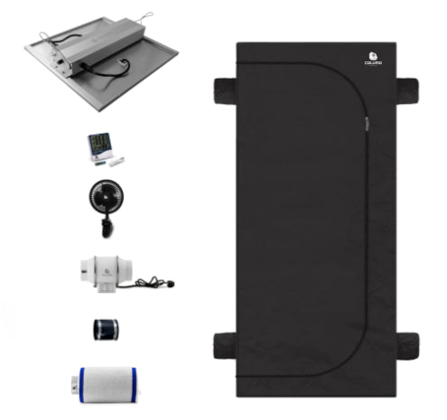 Komplettset CALUMA2 320 Watt LED mit Zelt 100 x 100 x 200 cm