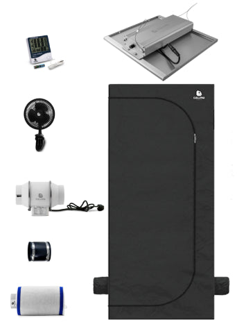 Komplettset CALUMA 75 Watt LED mit Zelt 60 x 60 cm