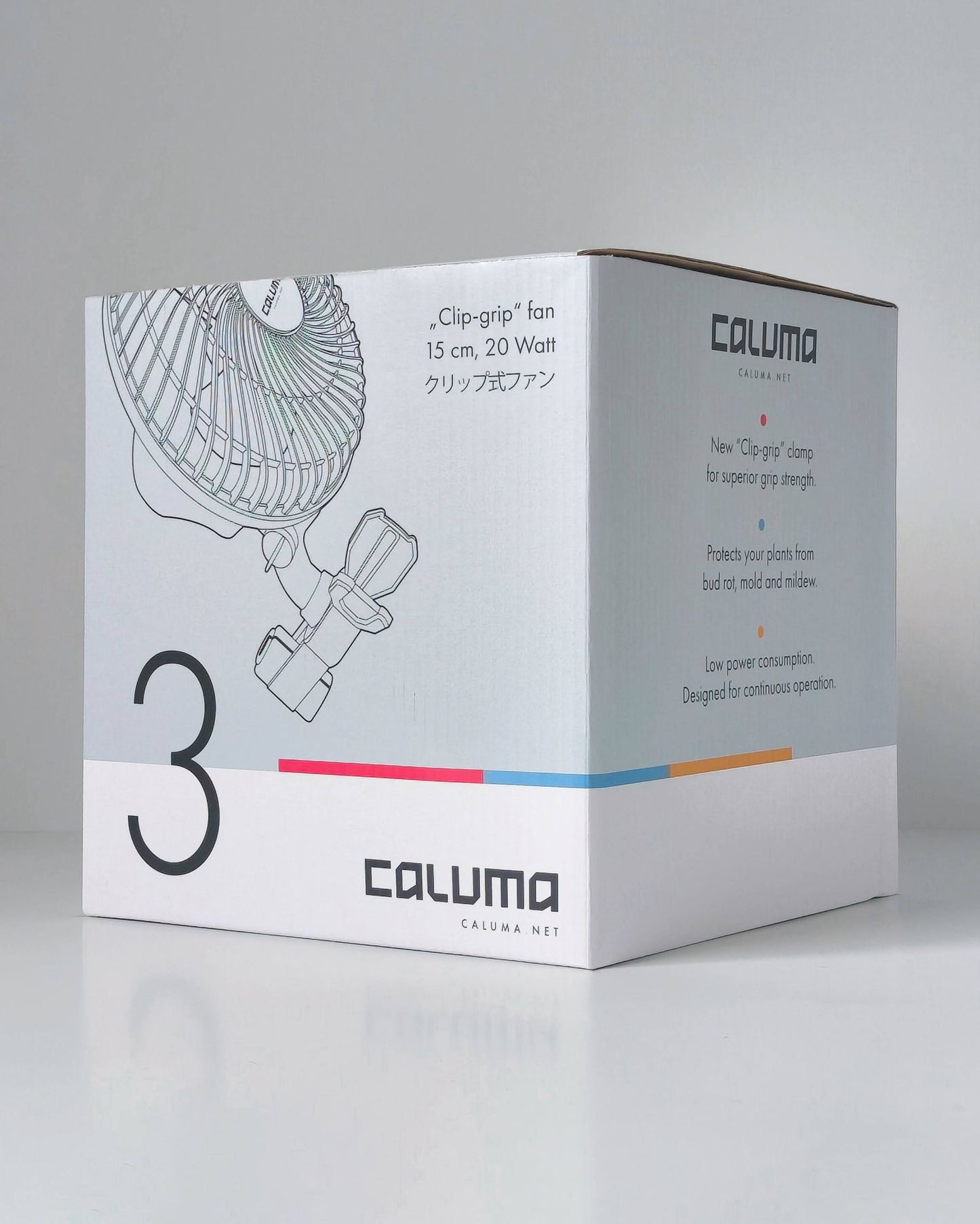 Clip-Ventilator CALUMA/Ø 20 cm/15 Watt/oszillierend