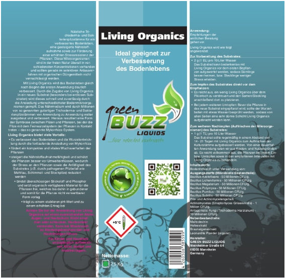 Green Buzz Living Organics 20 Gramm