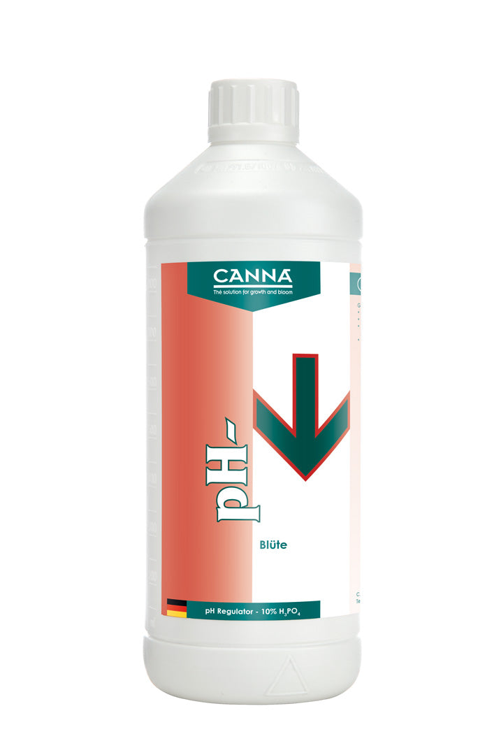 CANNA pH Minus PRO 59% Blüte 1 Liter beim Growshop ULLa Köln preiswert online kaufen