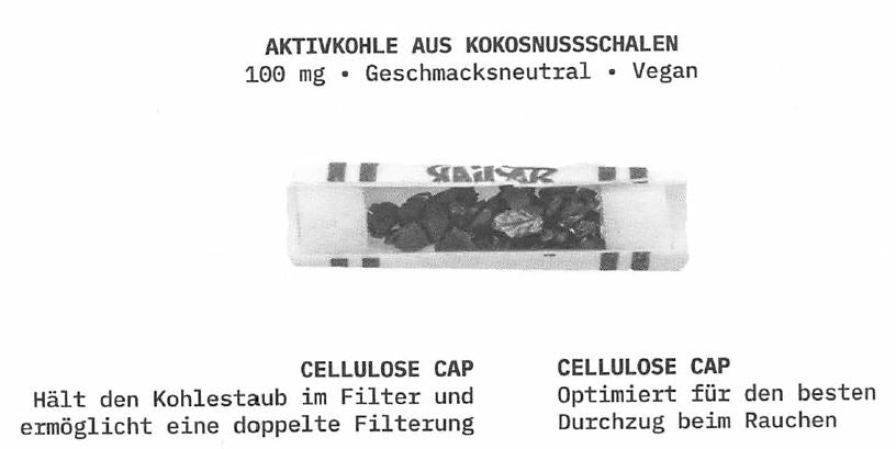 Aktivkohlefilter KAILAR Ø 5,9 mm 250 Stück