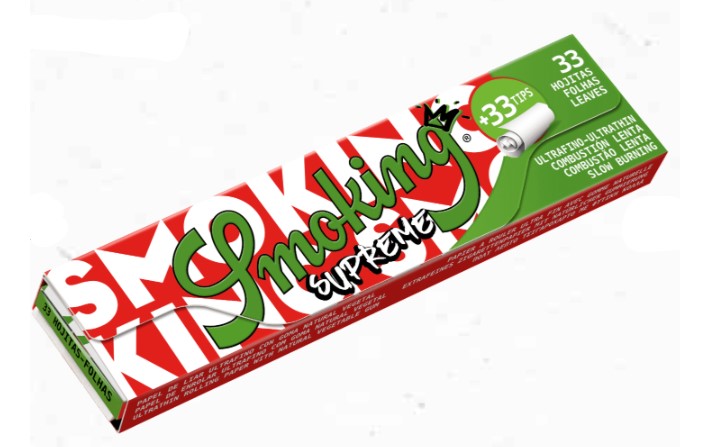 SMOKING Papier Supreme KS + Tips